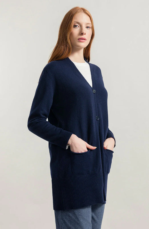 CARDIGAN DONNA LIGHT CASHMERE RIGENERATO CLAUDIA RIFò