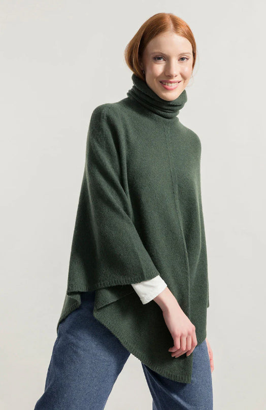 PONCHO DONNA CASHMERE RIGENERATO ELISABETTA RIFò