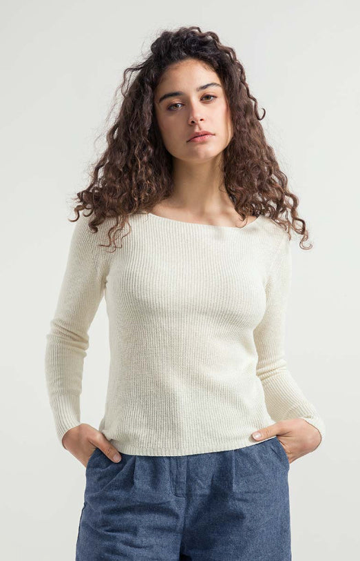 Maglia donna seta rigenerata